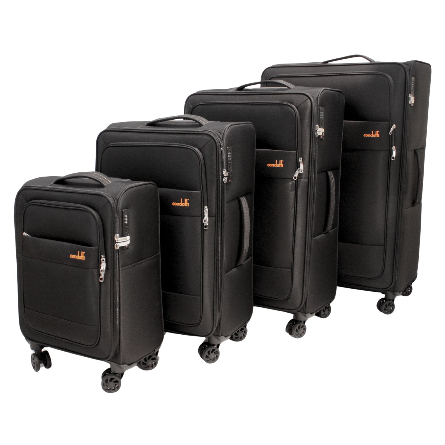 Condotti Triton 4 Piece Suitcase Set 
